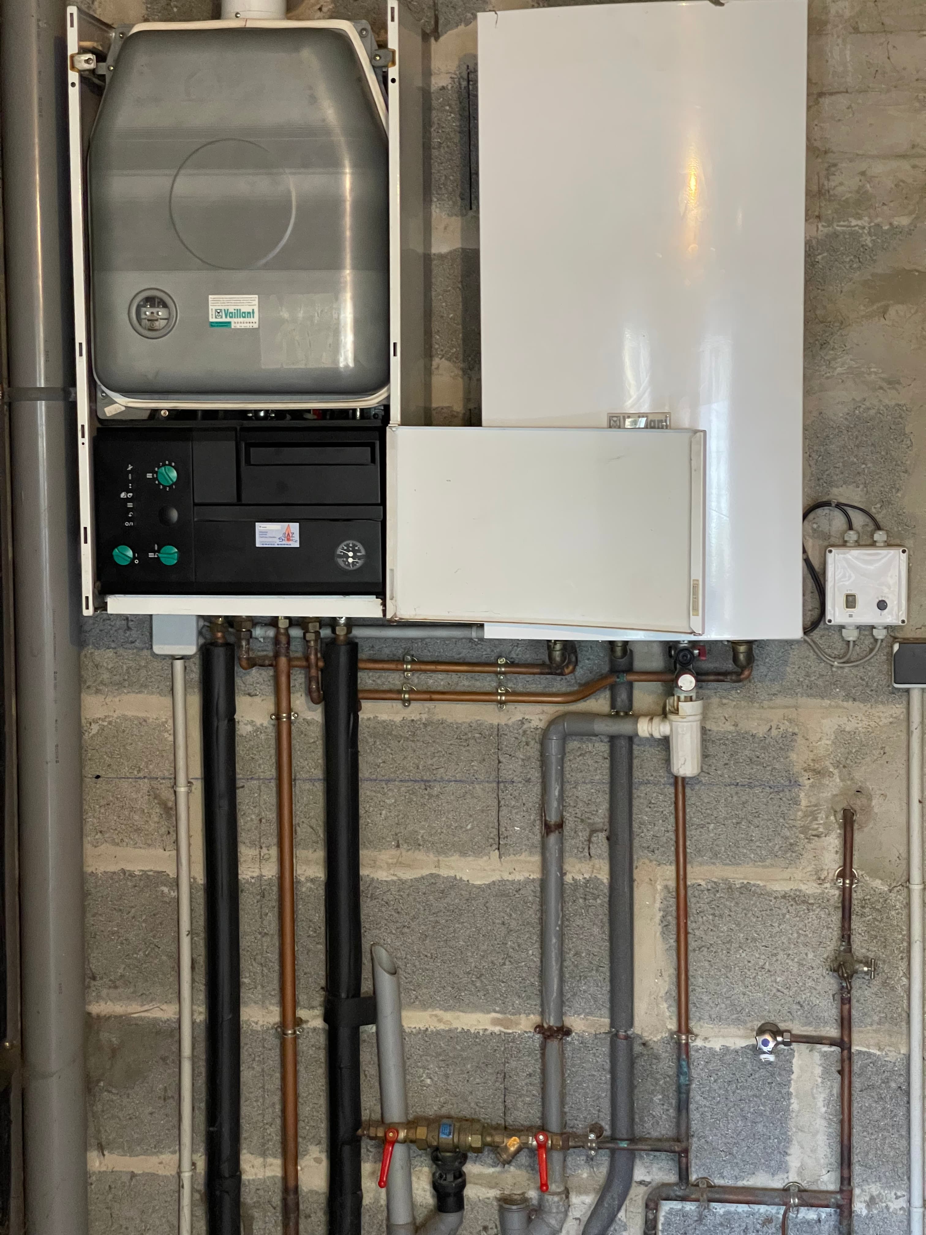 Ancienne installation avant remplacement