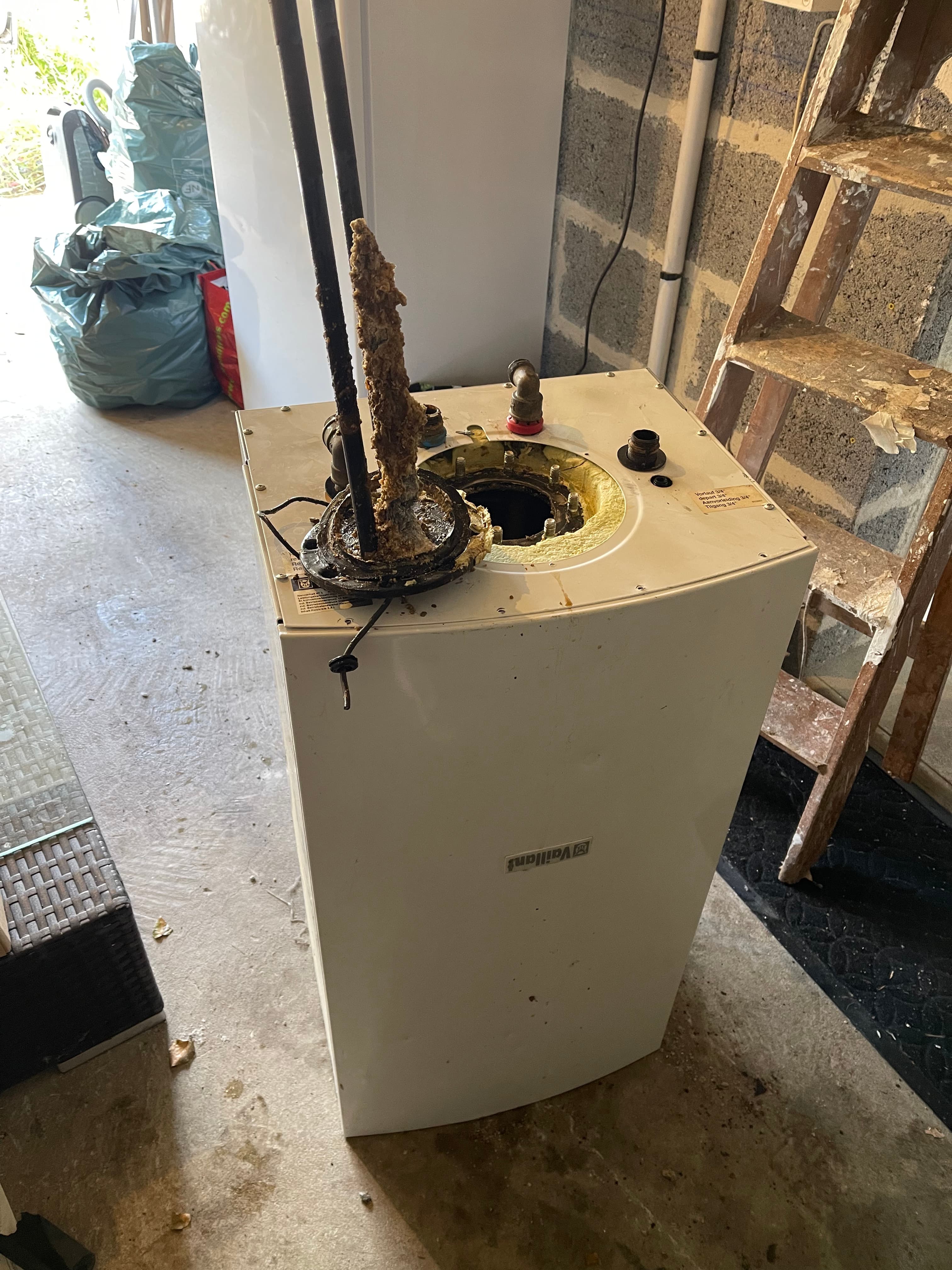 Ancienne installation avant remplacement